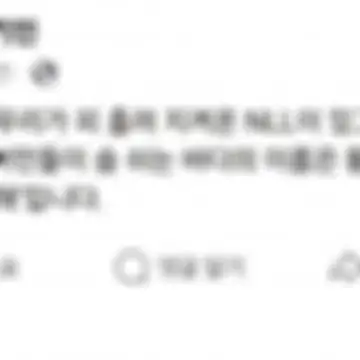 블러 처리된 게시물 이미지